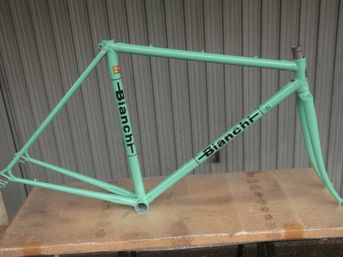 Vintage frame white bike - frame,