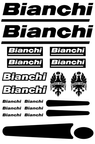 Bianchi cycle decal set 20x - cycle,